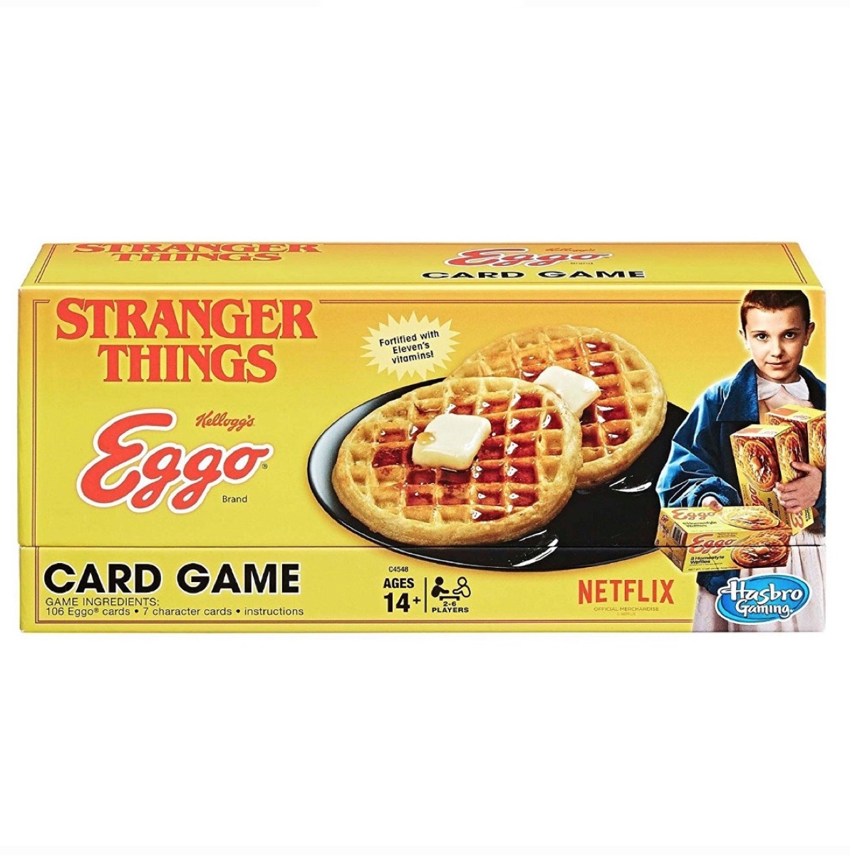 stranger things eggo card game, stranger things gifts