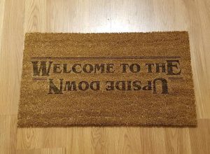 welcome to the upside down welcome mat