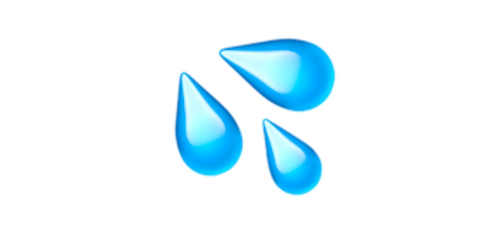 sweat-droplets-emoji, sex emojis