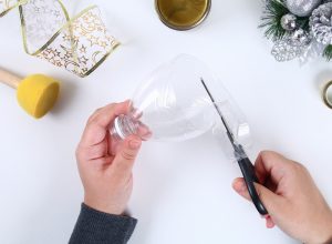 Person Doing Crafts With a Water Bottle Water Bottle Second Uses