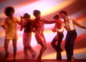 1970s AFRICAN AMERICAN BLACK DANCERS IN DISCO CLUB