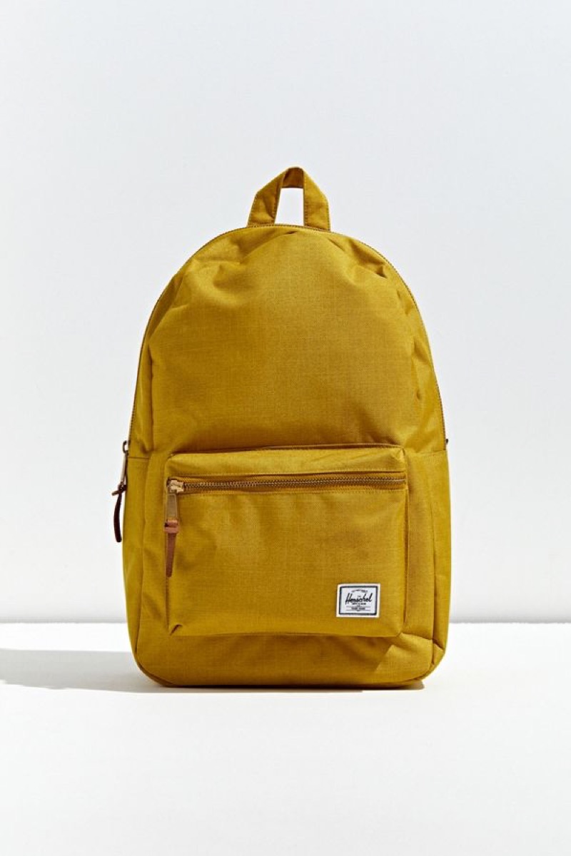 yellow HERSHEL backpack- best college backpacks