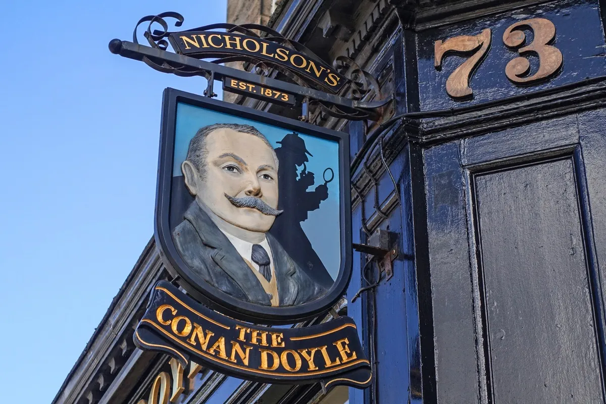 The Conan Doyle pub in Scotland