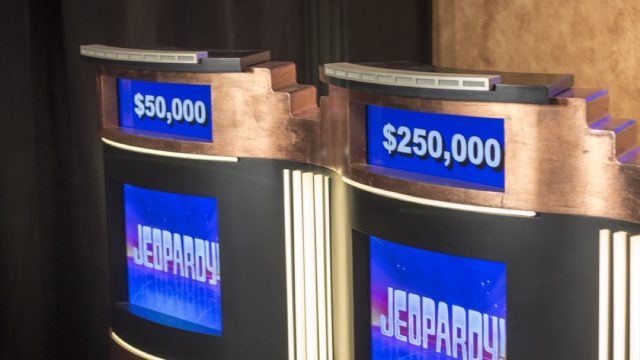 Jeopardy Podiums, Daily Double Jeopardy Questions