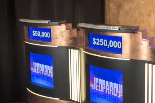 Jeopardy Podiums, Daily Double Jeopardy Questions