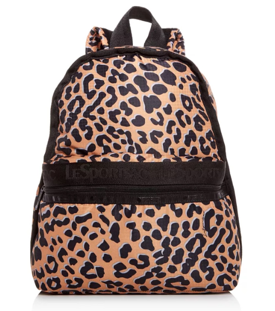 lesportsac cheetah print backpack - best college backpacks
