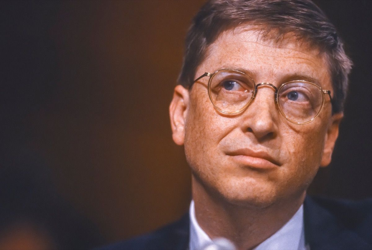 bill gates in the 90s, 1999 events