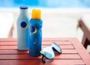 Bottles of Sunscreen Things Never Leave Outside