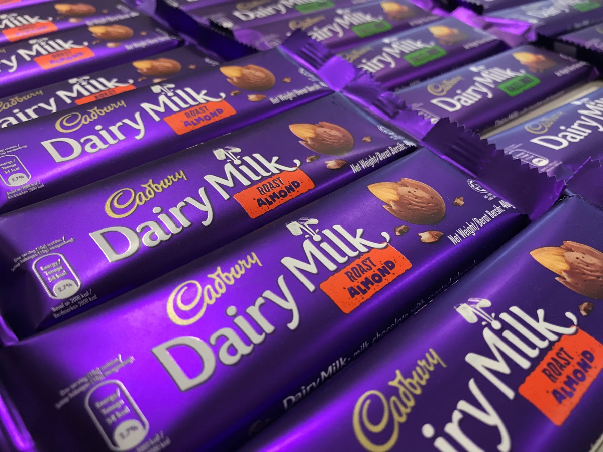 cadbury chocolates in the grocery store, trademark failures
