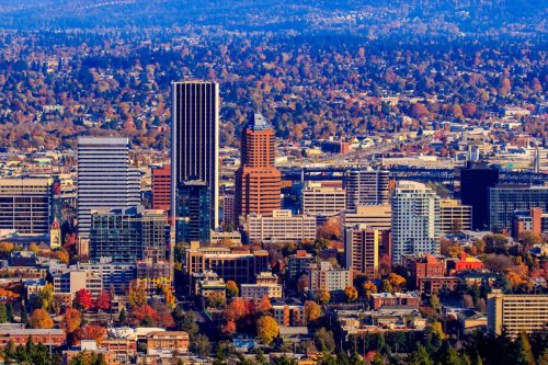 downtown Portland, Oregon