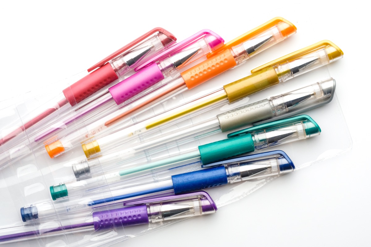 gel pens coolest school accessory every year