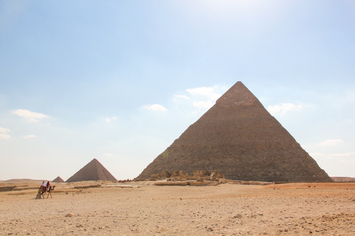 great pyramid giza egypt tallest buildings