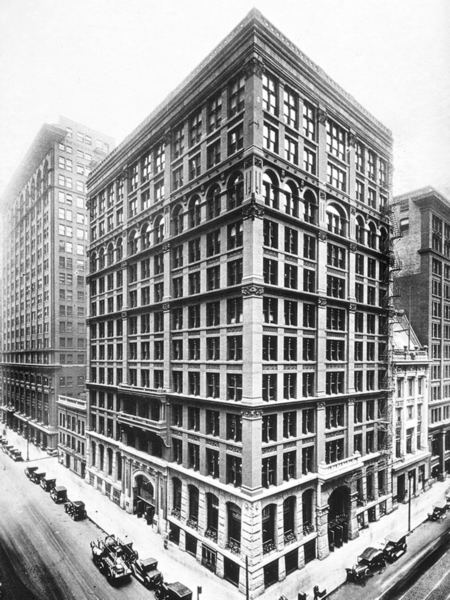 T81P75 Home Insurance Company, First Skyscraper, Chicago, 1884
