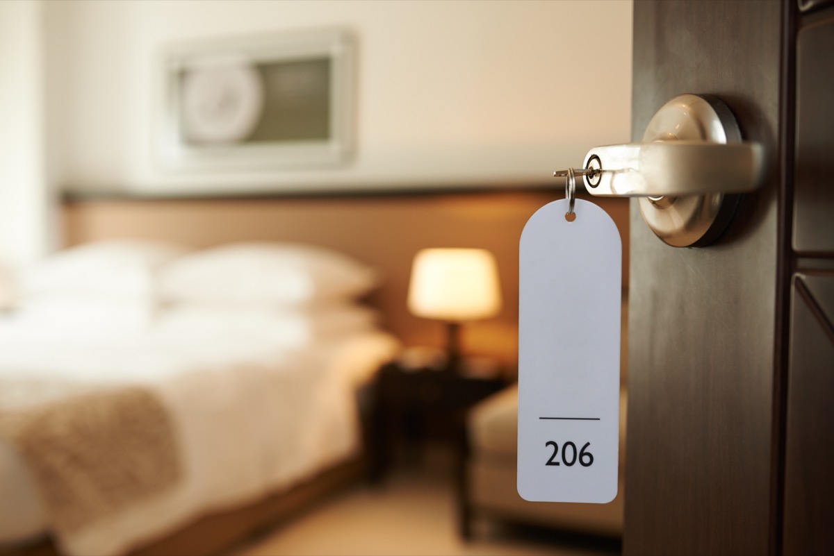 hotel room key