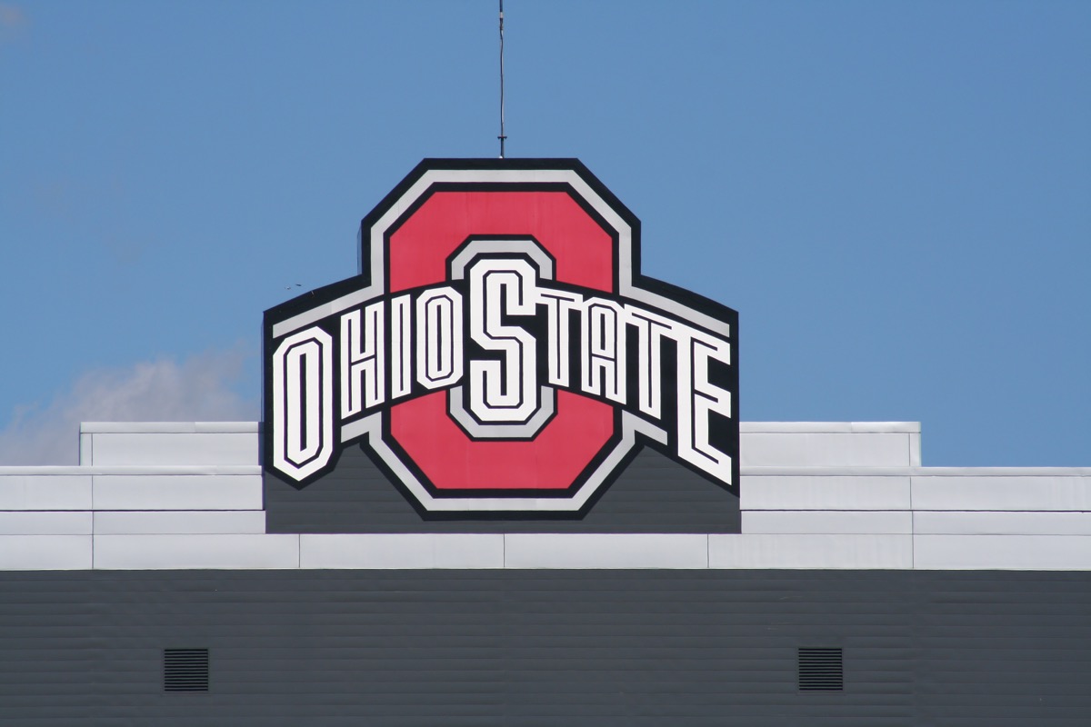 ohio state university football stadium logo sign, trademark failures