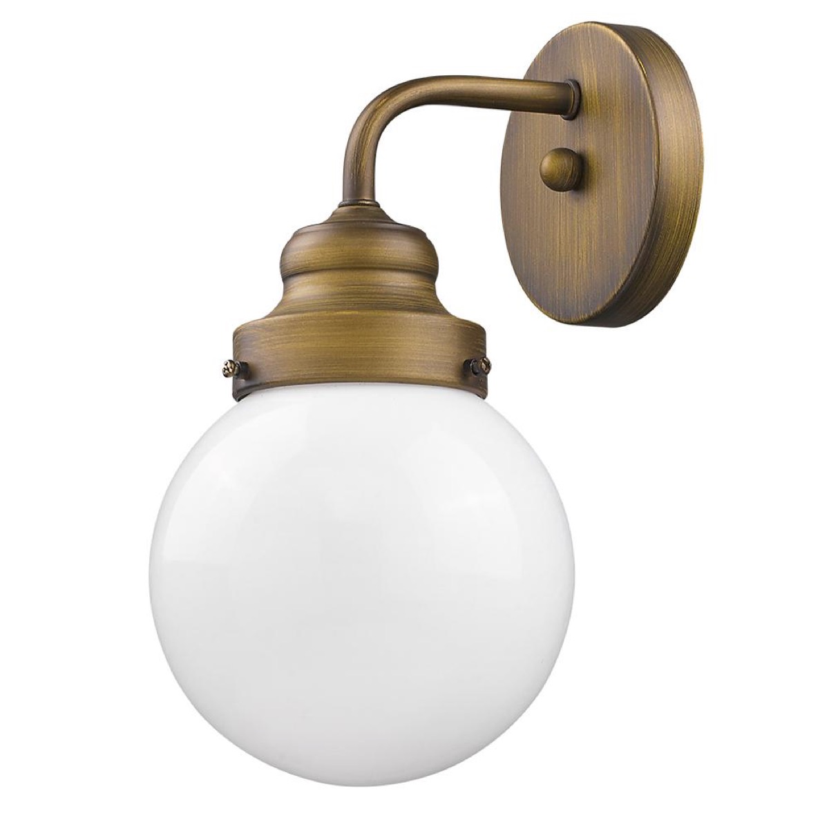 white globe sconce, old fashioned home items