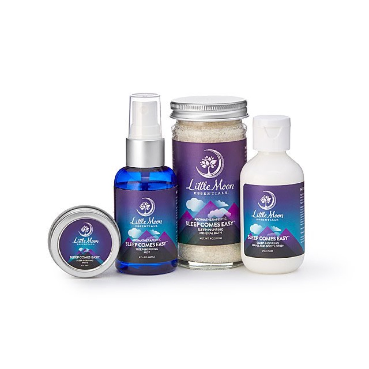 sleep comes easy set of products, relaxation gift