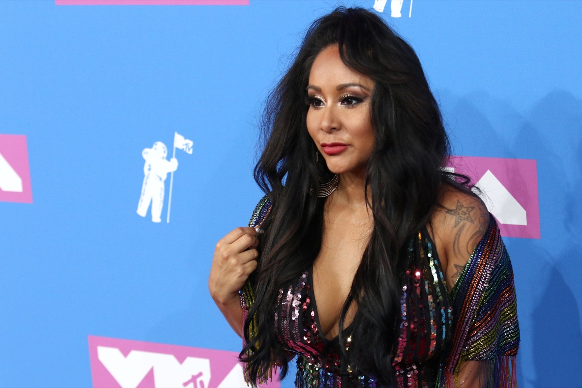 snooki polizzi on the red carpet at the vmas, trademark failures