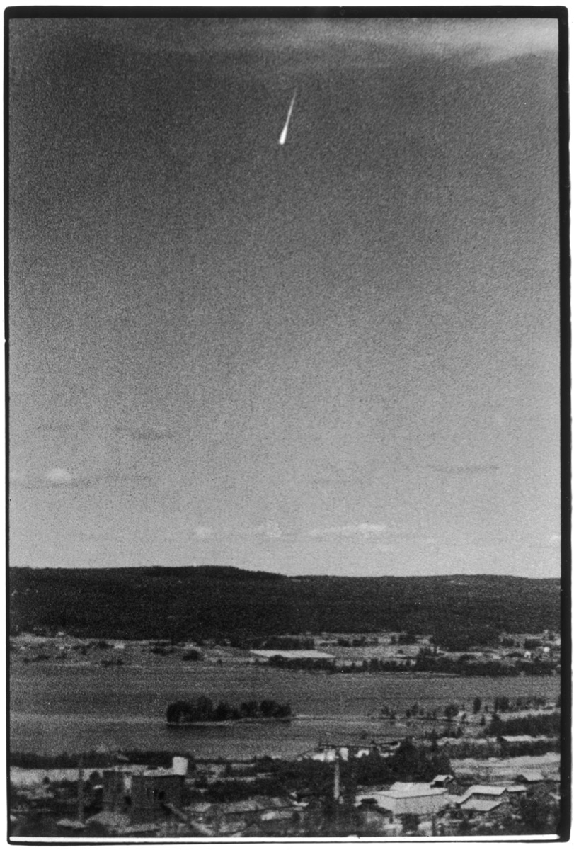 Ufos Scandinavian Rocket. Image shot 1946. Exact date unknown.