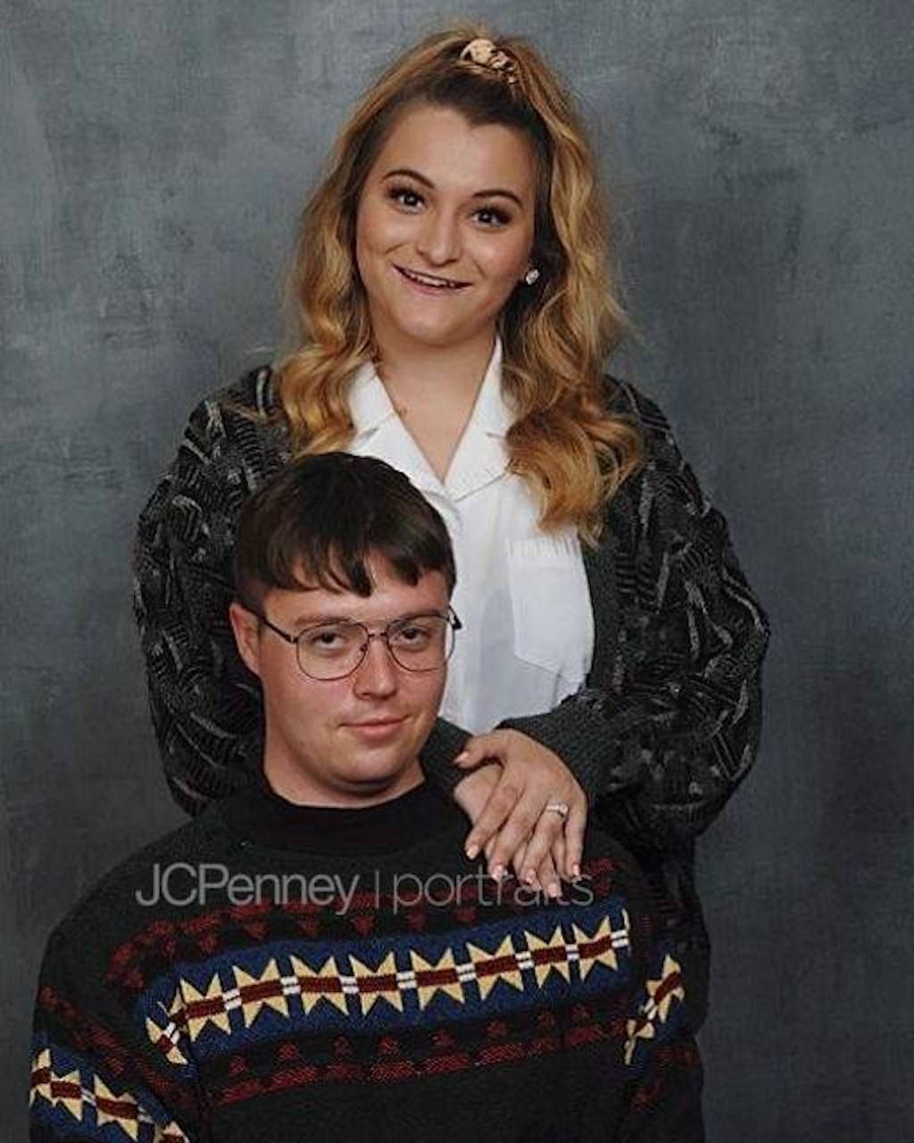 JC Penny engagement photo shoot