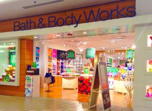 Bath and Body Works store at mall