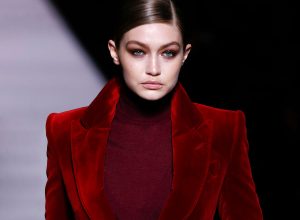 Gigi Hadid Suit Tom Ford, Fall Fashion