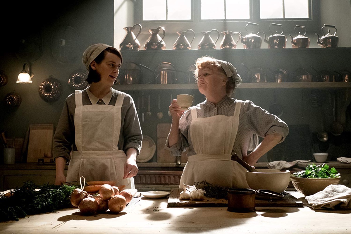 Kitchen in Downton Abbey Movie