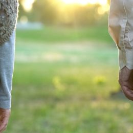 Older Couple Standing Apart, stopped having sex in marriage