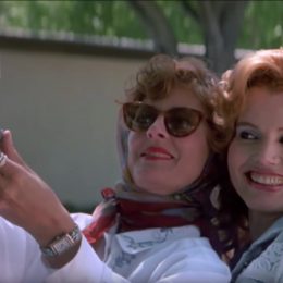 Geena Davis and Susan Saradon as Thelma and Louise in Thelma & Louise