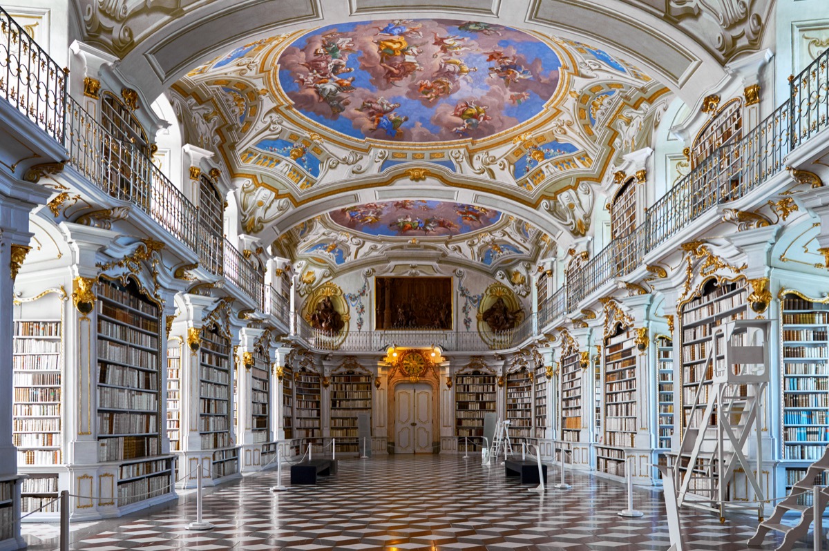 admont abbey library in admont austria, beautiful libraries