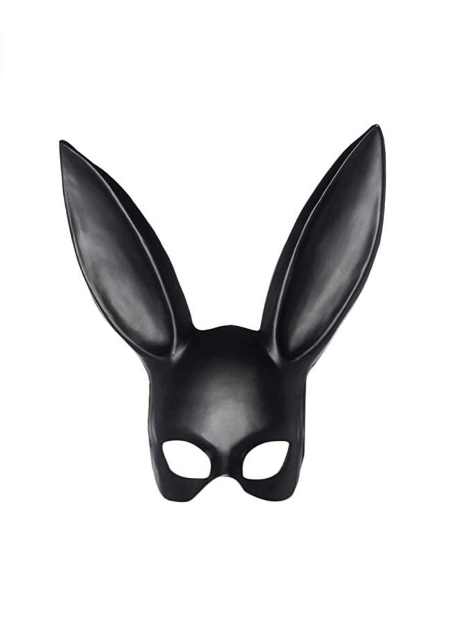 black bunny ear mask, halloween costumes 2019