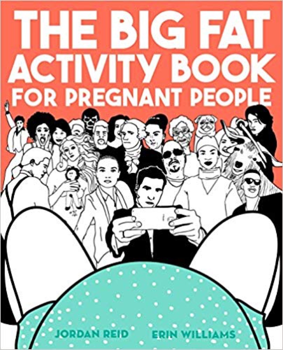 the big fat activity book for pregnant people, gifts for pregnant people