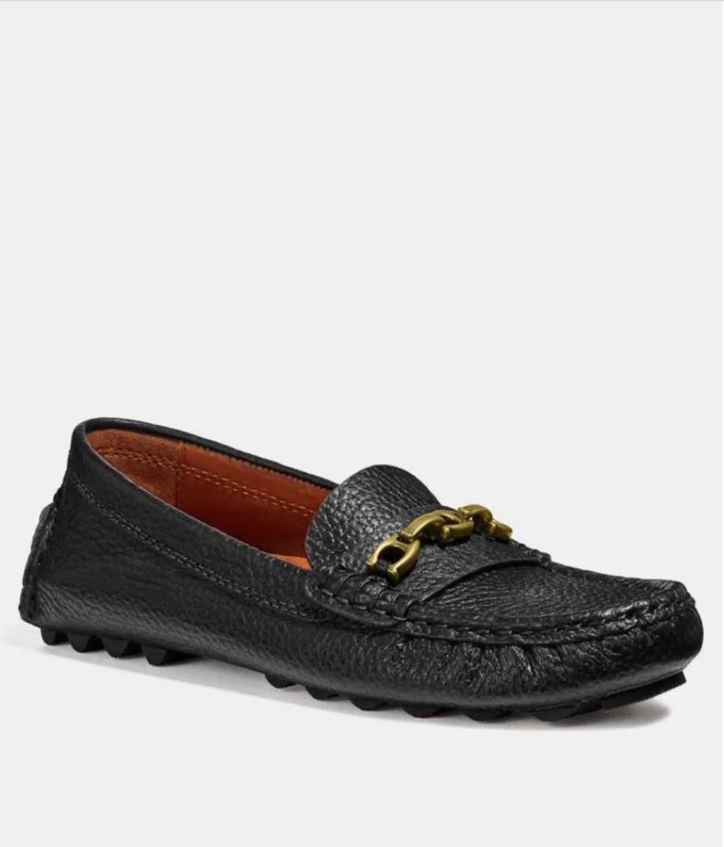 black leather driving shoes, end of summer sales 2019