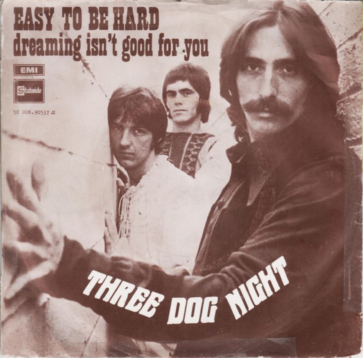 easy to be hard three dog night single cover, 1969 songs