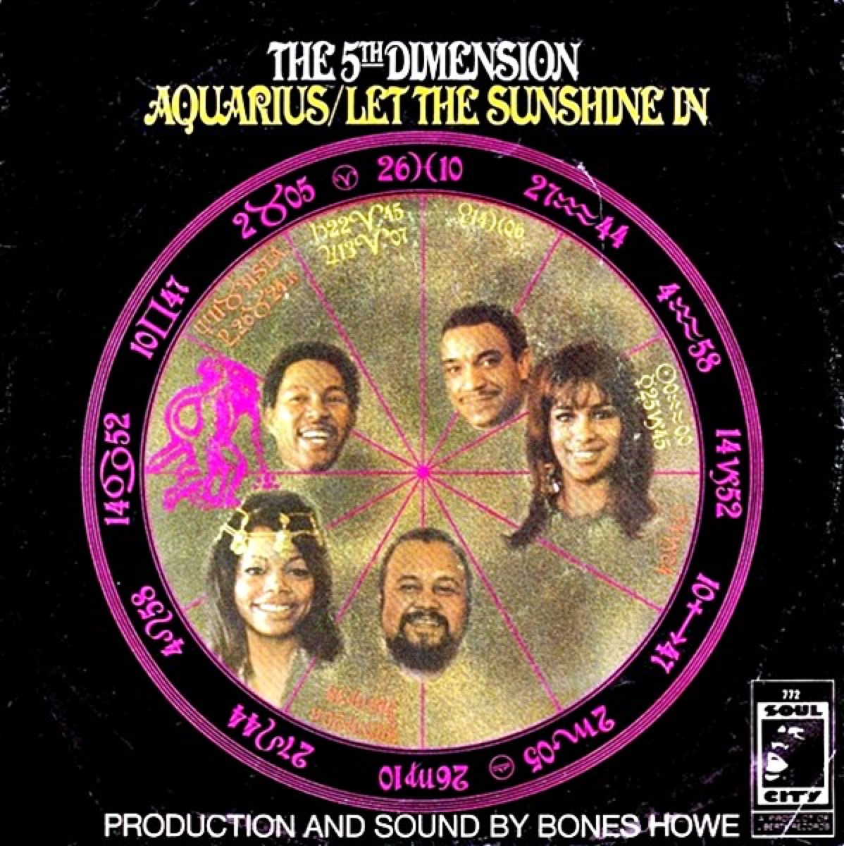 fifth dimension single cover for aquarius/let the sunshine in