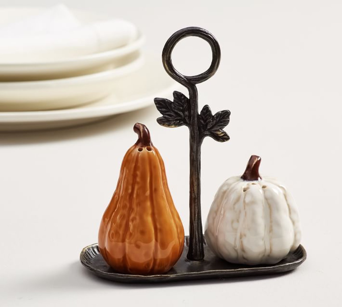 set of gourd salt and pepper shakers