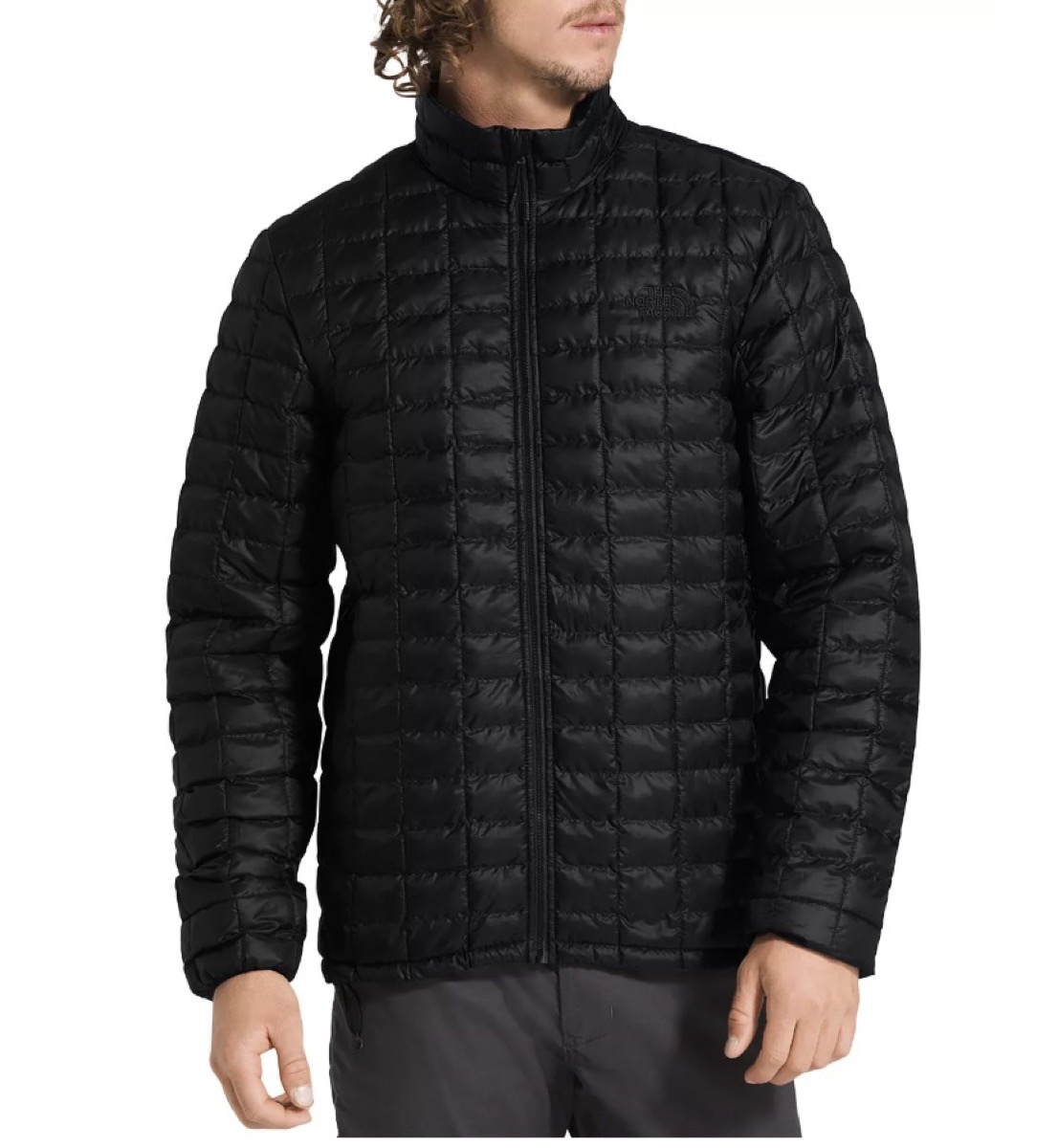 man in black quilted jacket, winter coats for men