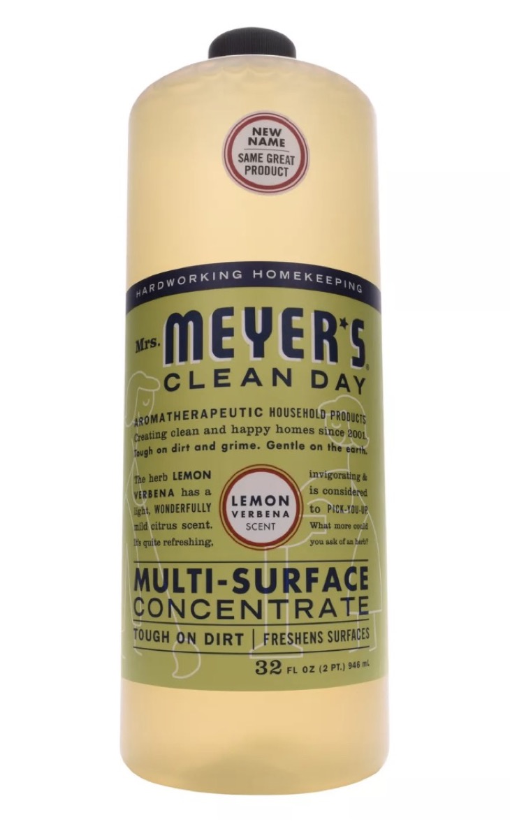 mrs meyer's multi-surface cleaner, earth friendly cleaning products