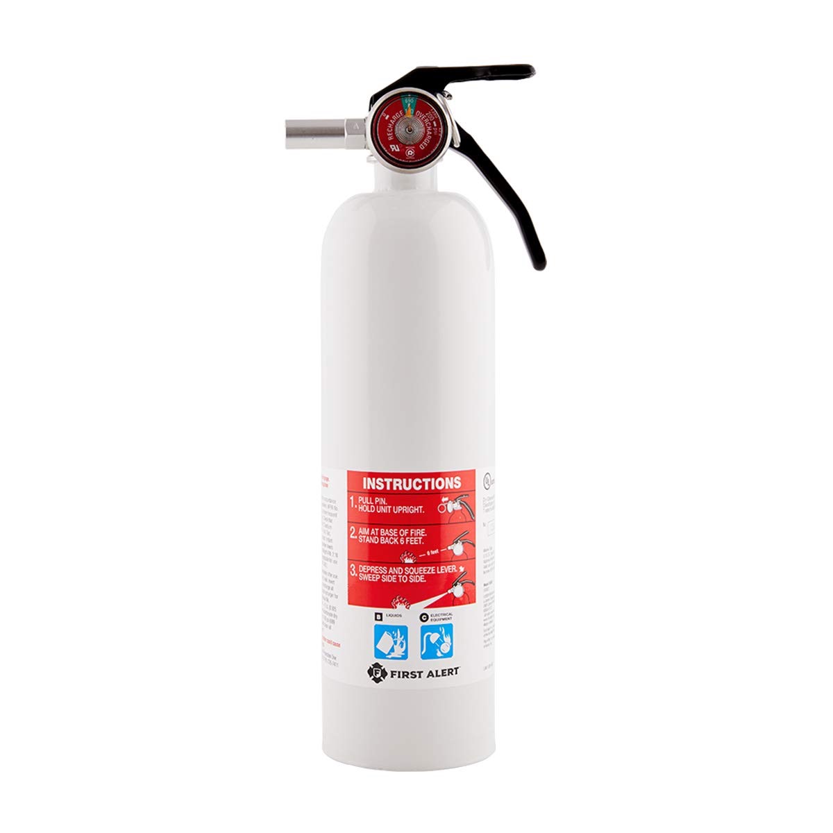 white fire extinguisher, essential home supplies