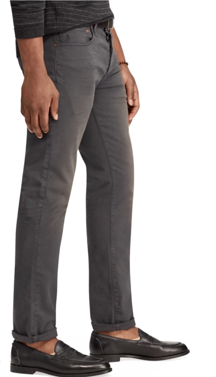 man wearing gray skinny jeans, end of summer sales 2019
