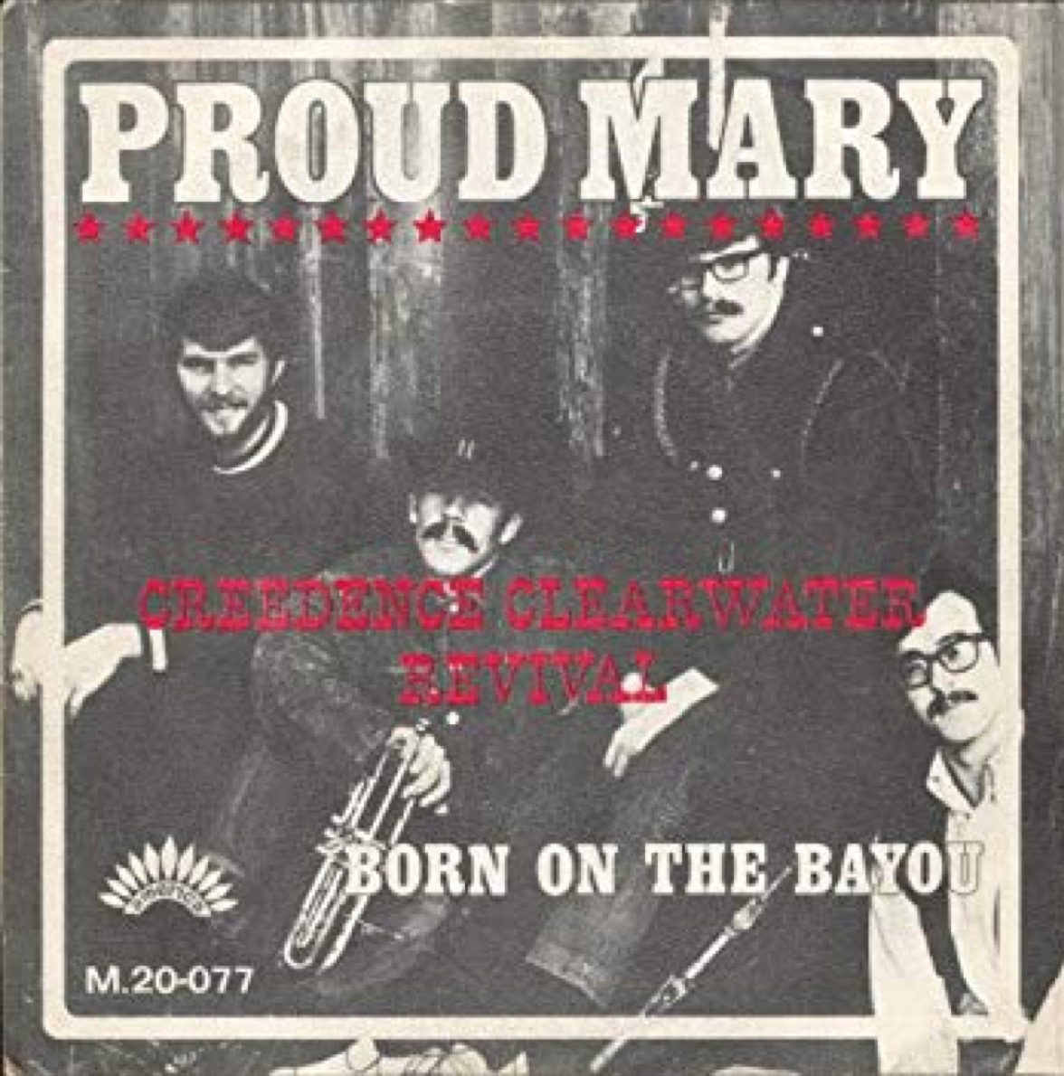 proud mary creedence clearwater revival single cover, 50 songs 50 years