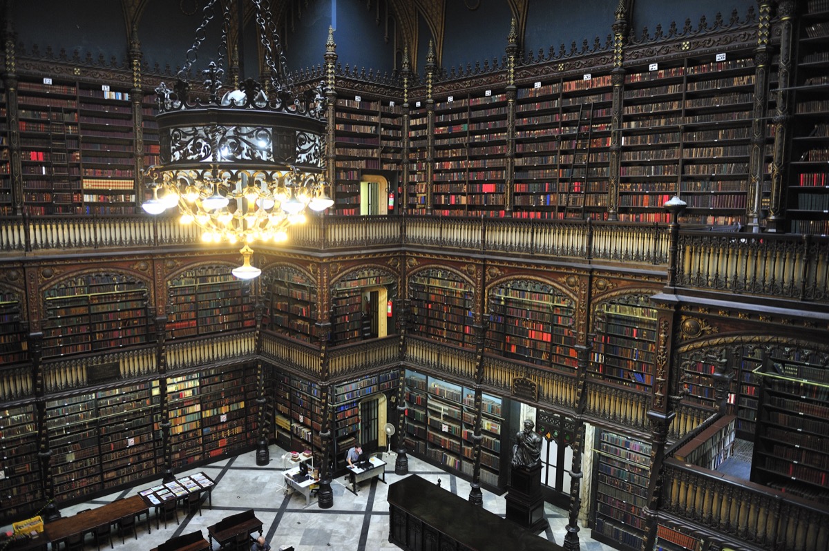 royal Portuguese reading room in portugal, 