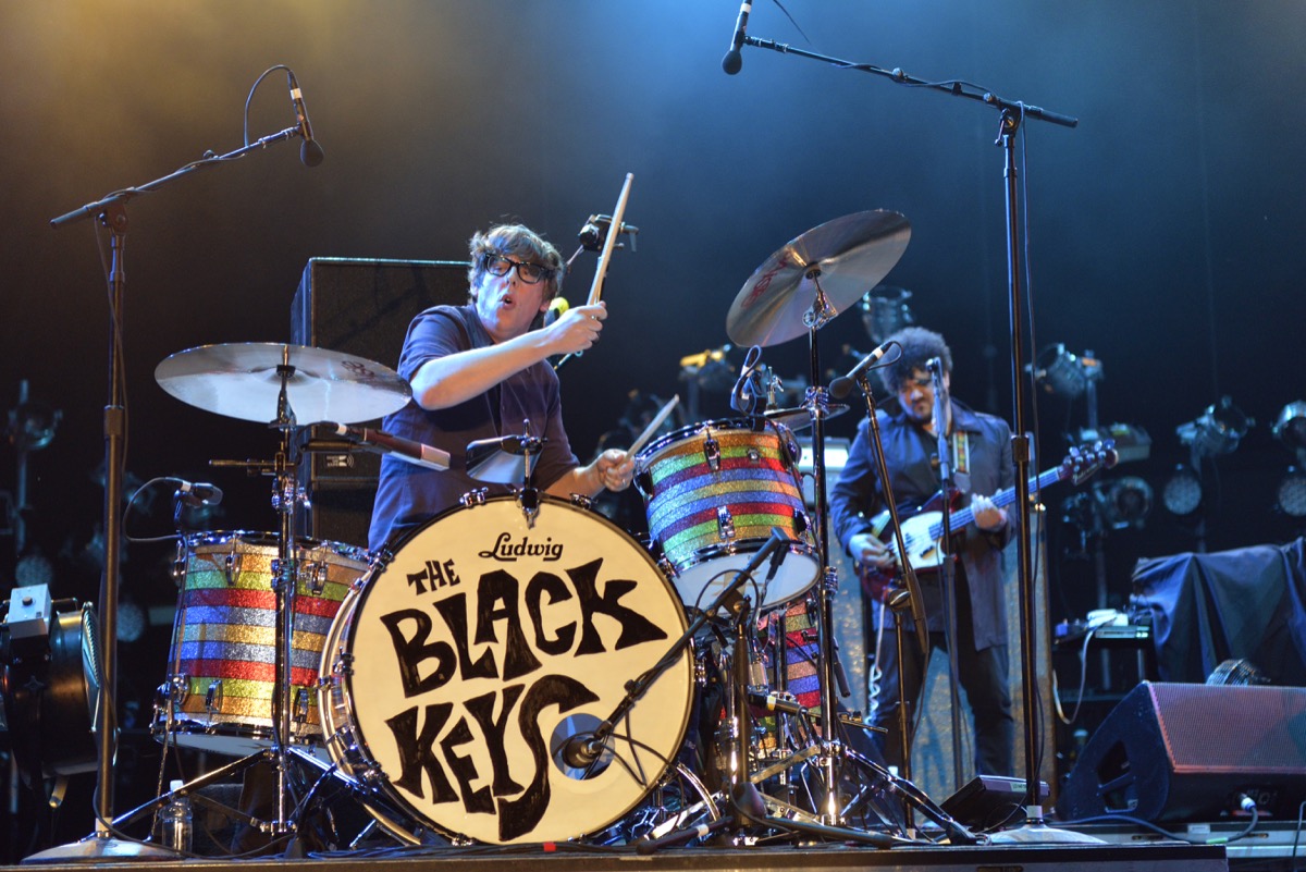 the black keys performing on stage, streaming bands