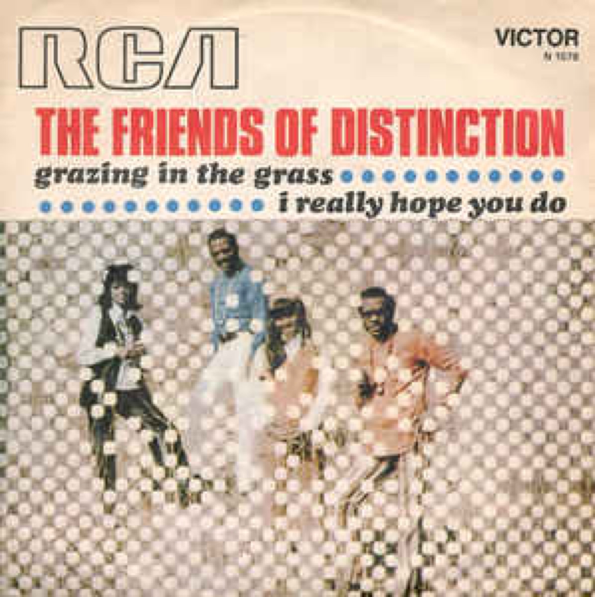 the friends of distinction grazing in the grass album cover, 50 songs 50 years ago