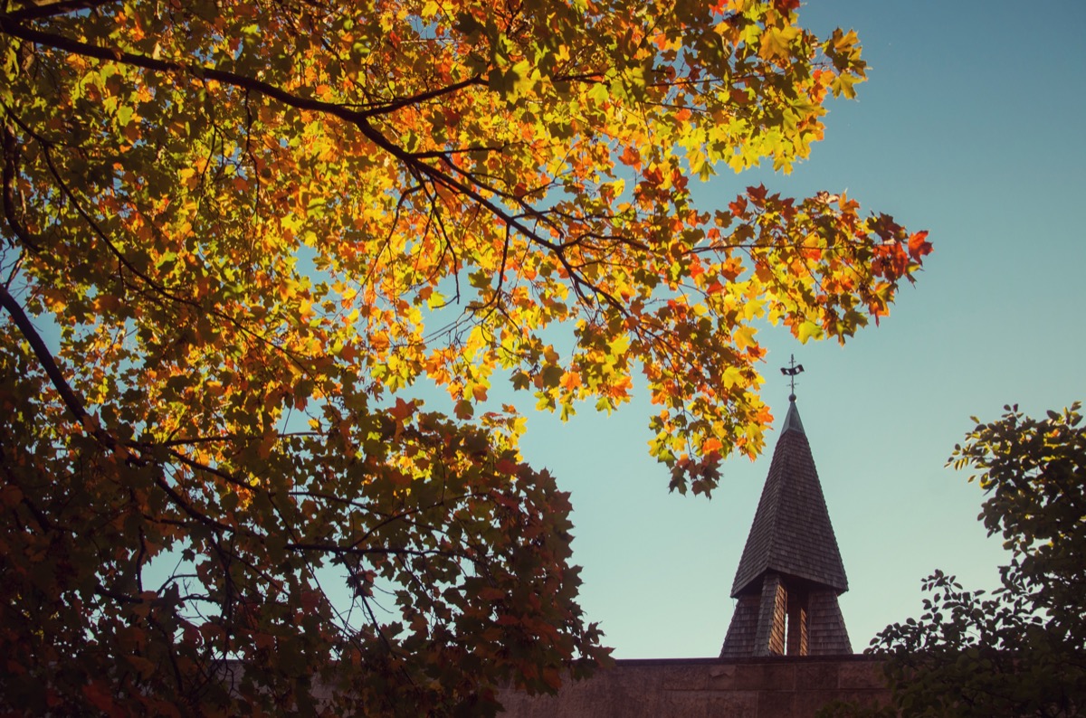trinity evangelical divinity school, deerfield, US in fall