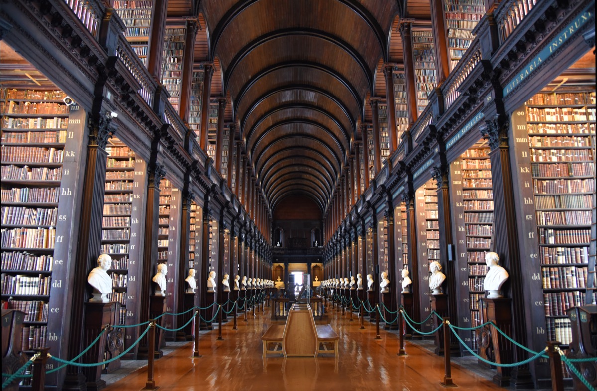 trinity college dublin, ireland, beautiful libraries
