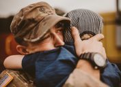 military dad reunites with son