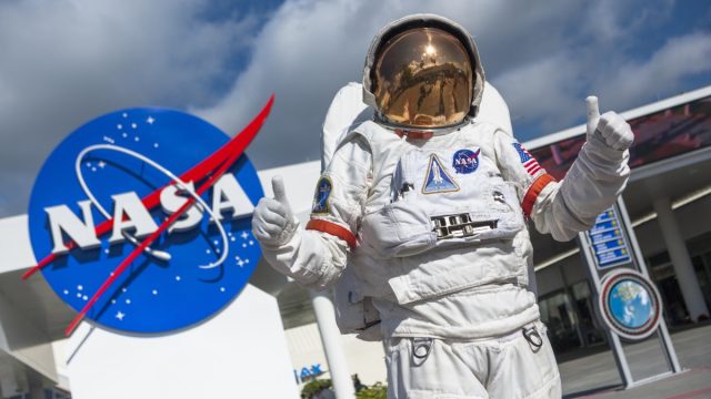 NASA building out front, NASA everyday items