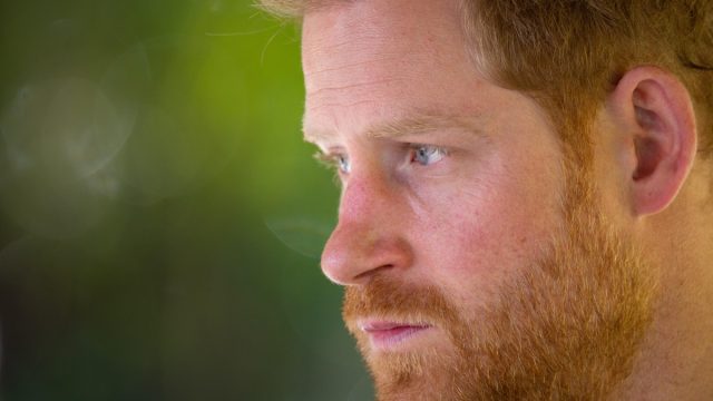 The Duke of Sussex during a visit to see the work of a Botswana Defence Force anti-poaching patrol, on the Chobe river in Kasane, Botswana, on day four of the royal tour of Africa.