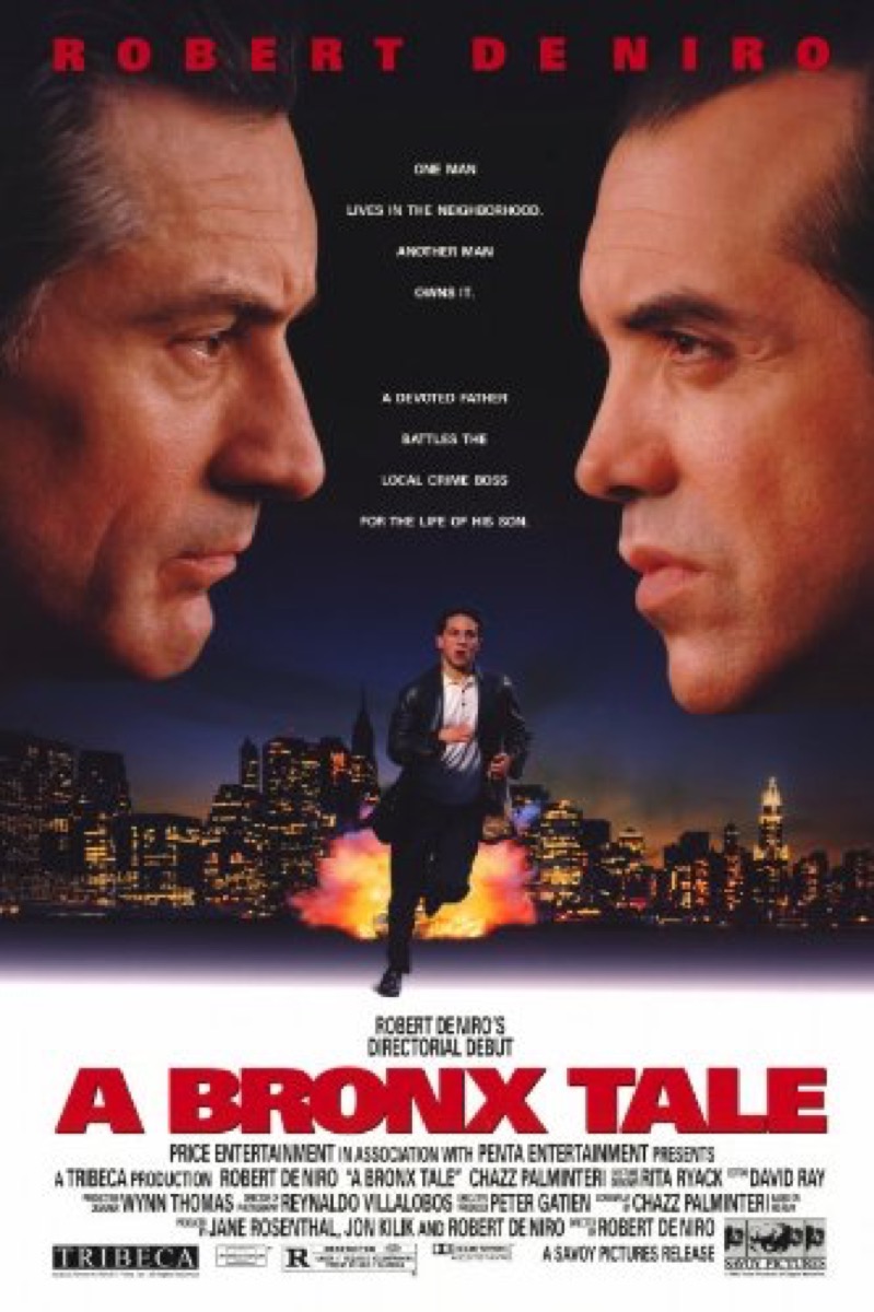 a bronx tale movie poster, movies directed by actors